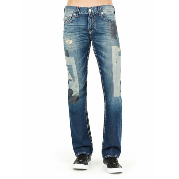 Lyst True Religion Mens Ripped Jeans True Religion Big T Straight